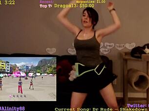 Alinity performs a captivating dance showcasing her graceful moves