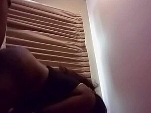 black bubble butt rides my dick. how does it feel?