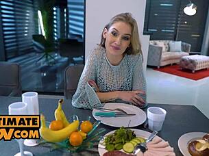 Bold morning pov cowgirl ride with tiffany tatum.