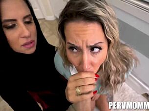 Horny Competition: Sandy Love Vs Misty Meaner And Conor Coxxx?