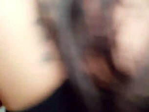 Interracial scene with doggystyle and bent over positions