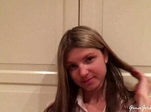 Why does she solo in white stockings?