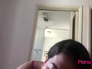 woke up uncle with wet blowjob, then he fucked me hard in cowgirl