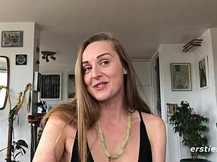 sexy sarah works her magic fingers to orgasm in solo masturbation session