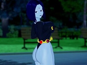 Raven's Thighs In Dark Forest