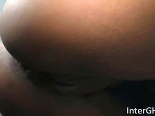 Katt Garcia Blowing Big White Cock Through Glory Hole