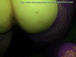 sexy wife poses in lingerie for her husband