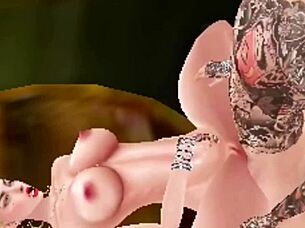 Wow, check out this 3D hardcore game with blowjob, riding, cowgirl, and cum swallowing