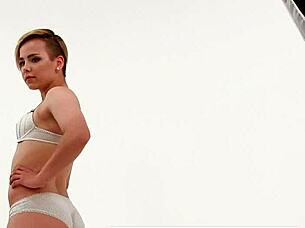 Fake Agent Short Haired Tattoo Babe Banged Hard in Office