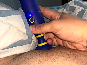 Too Hot Masturbating on Rainy Day, Fingering Big Pussy with Toys