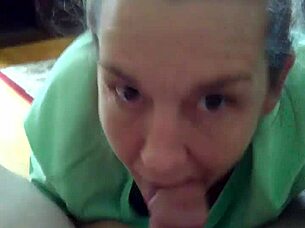 Tina's tongue teases balls before diving into pussy