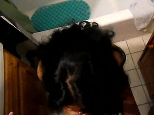 beautiful indian girl sucks cock and gets cum all over her tits in this hot scene