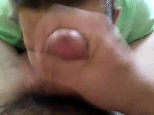 Tina's tongue teases balls before diving into pussy