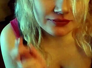 busty blonde girlfriend's amateur compilation with cumshot