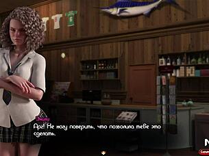 In TREASURE OF NADIA, she CUMS on the CUSTOMER casually.