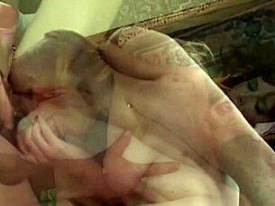 alison white feels excited in anal contest winning facial on sofa