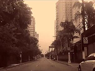 Mechanic fucks tits and ass of muscular bodybuilder.