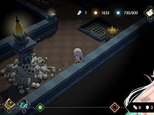 hey, in this hentai game, escape dungeon with silver moon wolf sural