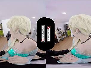 frozen xxx cosplay vr sex - explore a new sense of realism