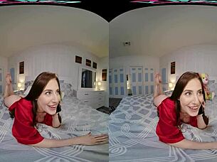 sexy aubree valentine gets creampied hard!