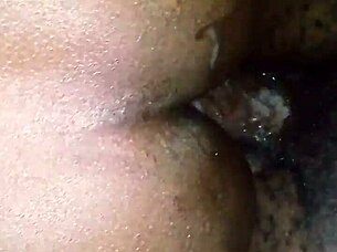 amateur handjob leads to spoon fuck with orgasm inside