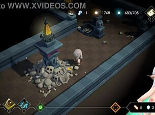 เฮ้ ในเกม hentai หนีดันเจี้ยนกับ silver moon wolf sural เย็ดมันส์