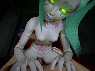 Rebecca, the cute street girl, seduces you after the party