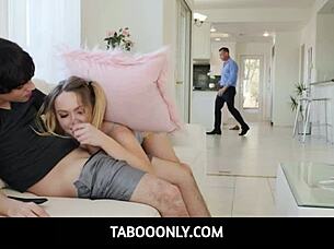 my sneaky stepsis fucks me while everyone's around?