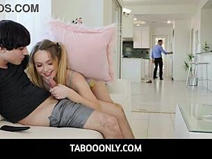 my sneaky stepsis fucks me while everyone's around?