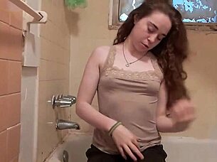 Taboo Scene Features Petite Girl With Natural Tits In Bath