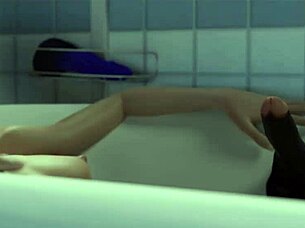 Kate Marsh rides in the bath, a Life is Strange parody