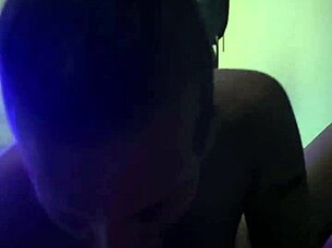 Wife gives blowjob, I cum on her tits, she keeps sucking! 😍