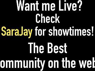 Sara Jay deepthroats that big dildo!