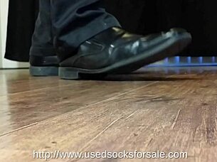 in gay roleplay, verbal domination meets sweaty nylon sock fetish