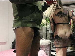 Blonde Stars In A Porn Gone Wrong Double Blowjob Scene With No Sound