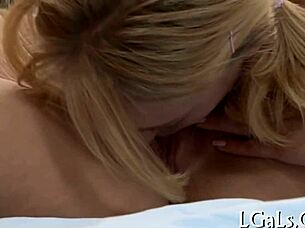 The gals are playing some fun games with each other