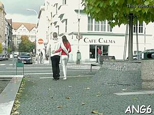 Teen Zuzana gives remarkable blowjob then gets fucked hard