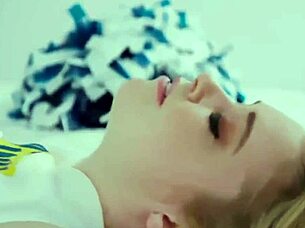 i watched lesbian cheerleaders kissing and licking pussy