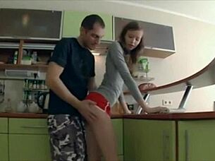 Teen gets wild and wet in hardcore action!