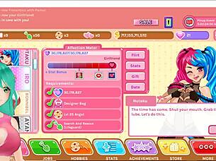 Cute Anime Girl Vtuber Plays Crush Crush Uncensored