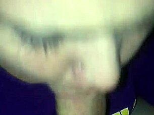 this girl gives a sloppy deepthroat blowjob to a big cock