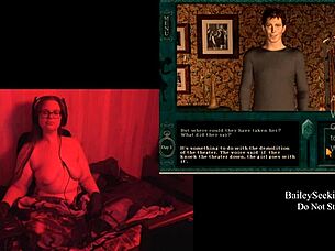 naked bbw with big tits in final scene playthrough part 1 😍