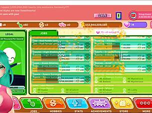 Cute Anime Girl Vtuber Plays Crush Crush Uncensored