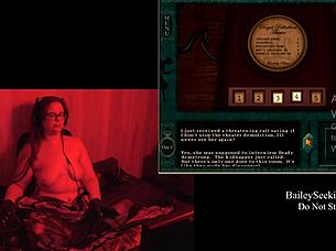 naked bbw with big tits in final scene playthrough part 1 😍