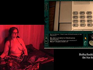 naked bbw with big tits in final scene playthrough part 1 😍