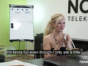 Barbara gags on huge cock deepthroat 😱