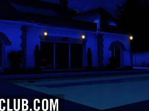 I give double pleasure to lana rhoades in anal session