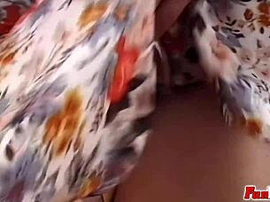 fat chesty woman sucks shaved cock for cum facial