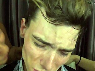 Facelicking Male Snack In Vore Fetish With Tongue Spitting And Saliva