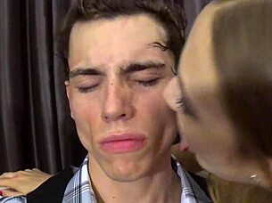 Facelicking Male Snack In Vore Fetish With Tongue Spitting And Saliva